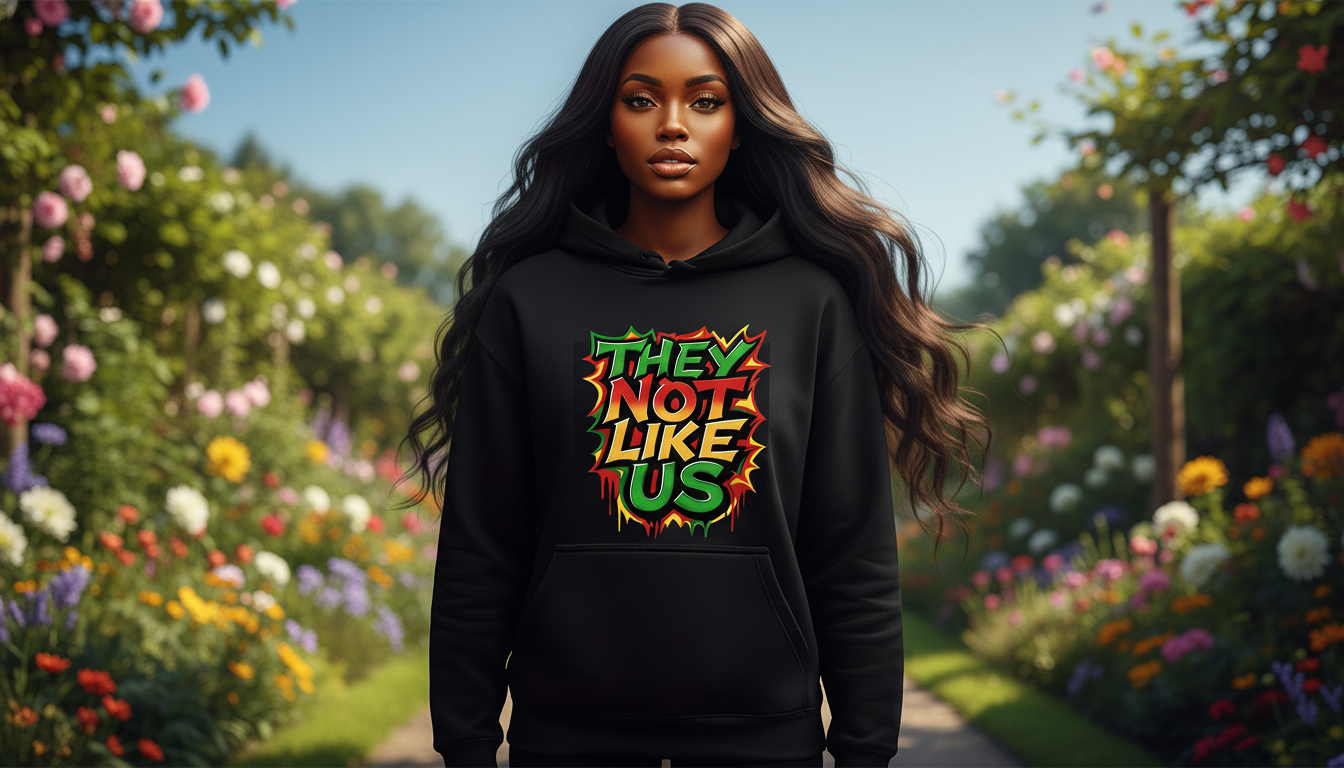They Not Like Us Hip Hop Graffiti Hoodie
