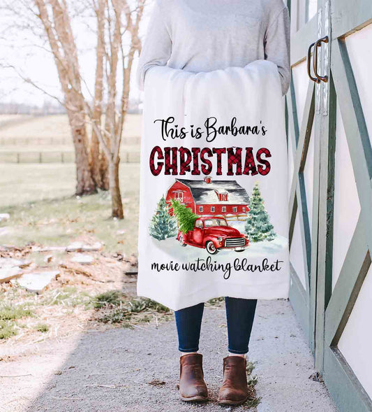 🎄 This Is My Christmas Movie Watching Blanket l Christmas Blanket l Hallmark Movies